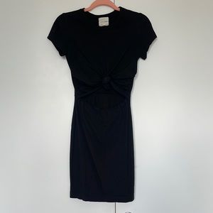 Silence + Noise Cutout T-Shirt Dress